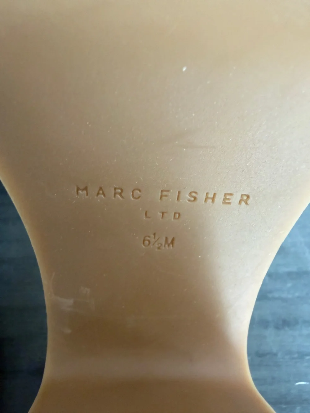 Marc Fisher Forina Platform Sandal – Nude/Beige – Size 6.5 – NWOT